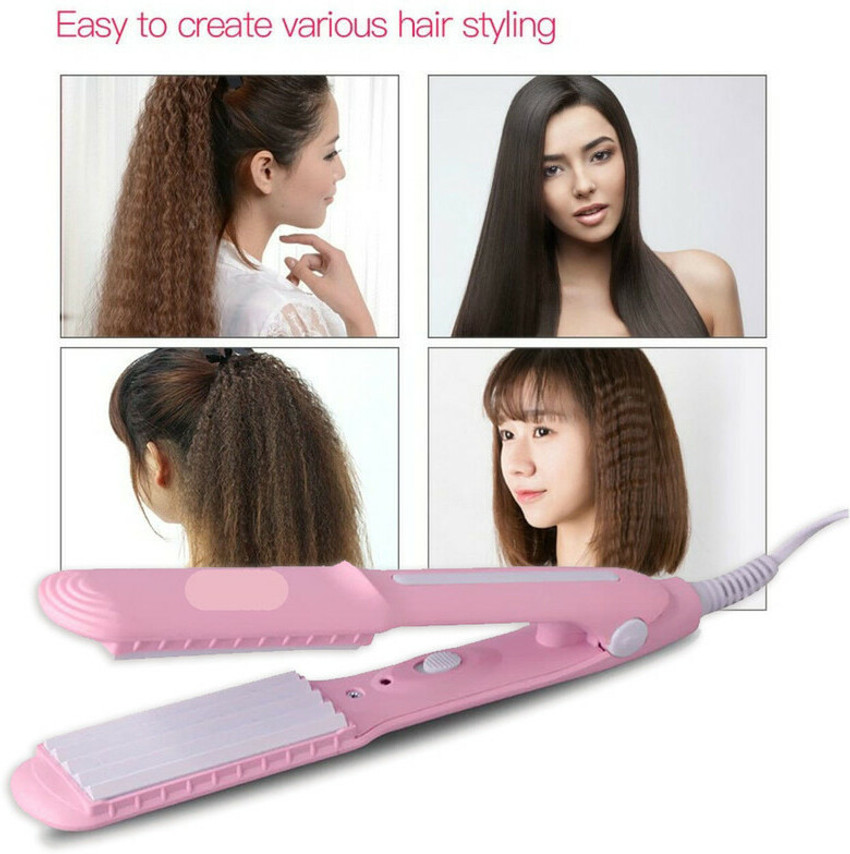 Azania Professional Crimping Machine for Hair with Steam Iron