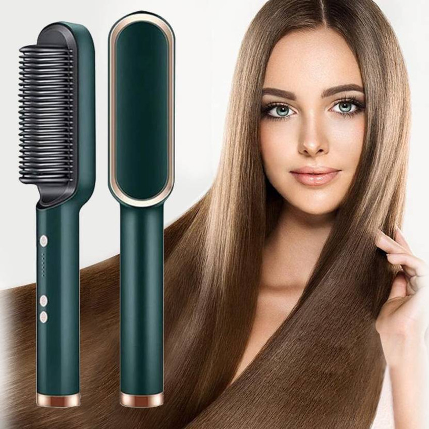 BLETOMS Hair Straightener Comb for Women Men Hair Styler