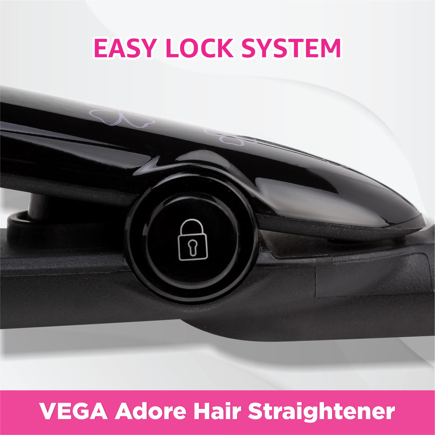 VEGA Adore Hair Straightener For Women VHSH 18 Ceramic Coated Plates VHSH 18 Hair Straightener VEGA Flipkart
