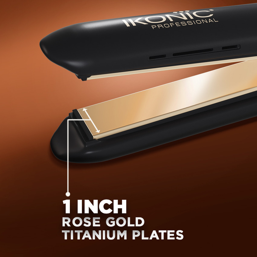 Ikonic Professional 2.0 Gleam rose gold Hair Straightener Ikonic