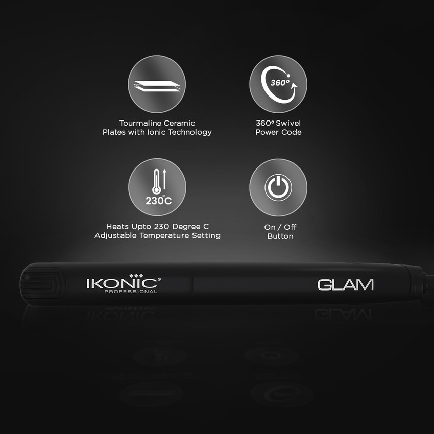 Ikonic Professional Glam Hair Straightener Ikonic Professional