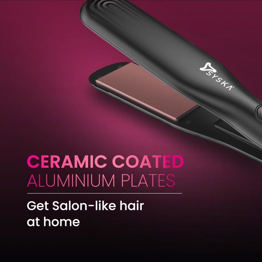 Buy SYSKA HS5000K Hair Straightener with 5-IN -1 Multi-Styling Kit (Black &  Pink) Online at Best Prices in India - JioMart.