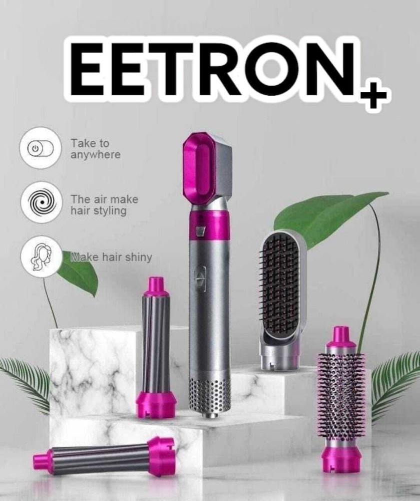 EETRON 5 in 1 Hot Air Styler Hair Dryer Comb Multi functional Styling Tool 5 in 1 Hot Air Styler Hair Dryer Comb Multifunctional Styling Tool Hair Straightener Brush EETRON Flipkart