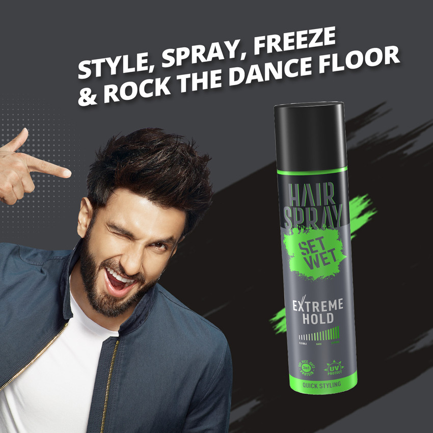 Men's spray hair gel clearance