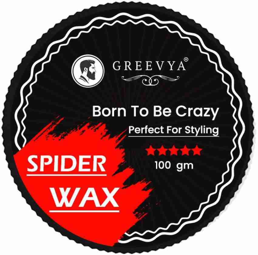 greevya Spider Hair Web Wax For Men, Sulphate Free, Alcohol Free Hair Wax.  (100 ml) Hair Gel - Price in India, Buy greevya Spider Hair Web Wax For  Men, Sulphate Free, Alcohol