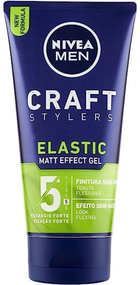 NIVEA Men Craft Stylers Elastic Matt Effect Hair Gel Hair Gel Price in India Buy NIVEA Men Craft Stylers Elastic Matt Effect Hair Gel Hair Gel Online In India Reviews Ratings