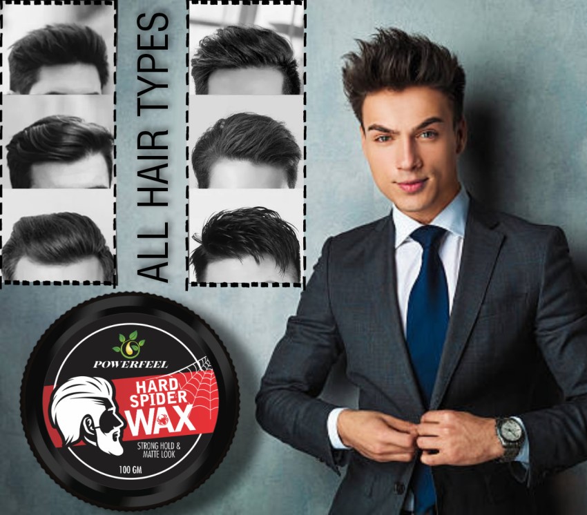 greevya Spider Hair Web Wax For Men, Sulphate Free, Alcohol Free Hair Wax.  (100 ml) Hair Gel - Price in India, Buy greevya Spider Hair Web Wax For  Men, Sulphate Free, Alcohol