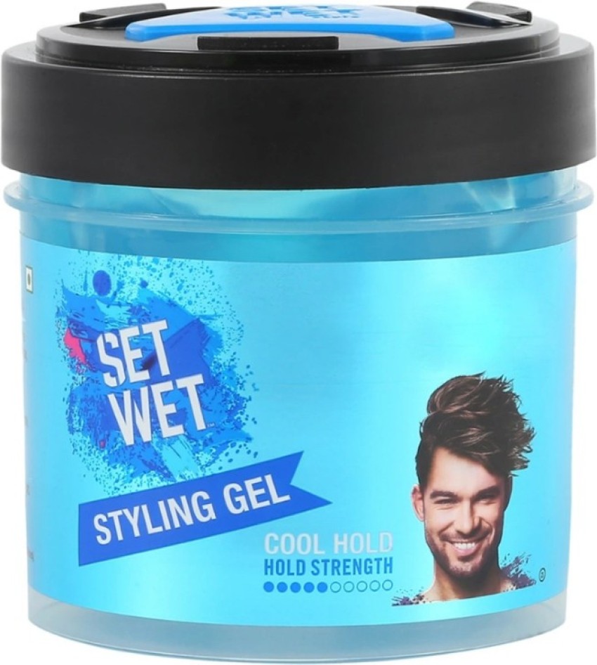Set Wet Hair Styling Gel Cool Hold, 250ml - 1 Pack (Ship from India)