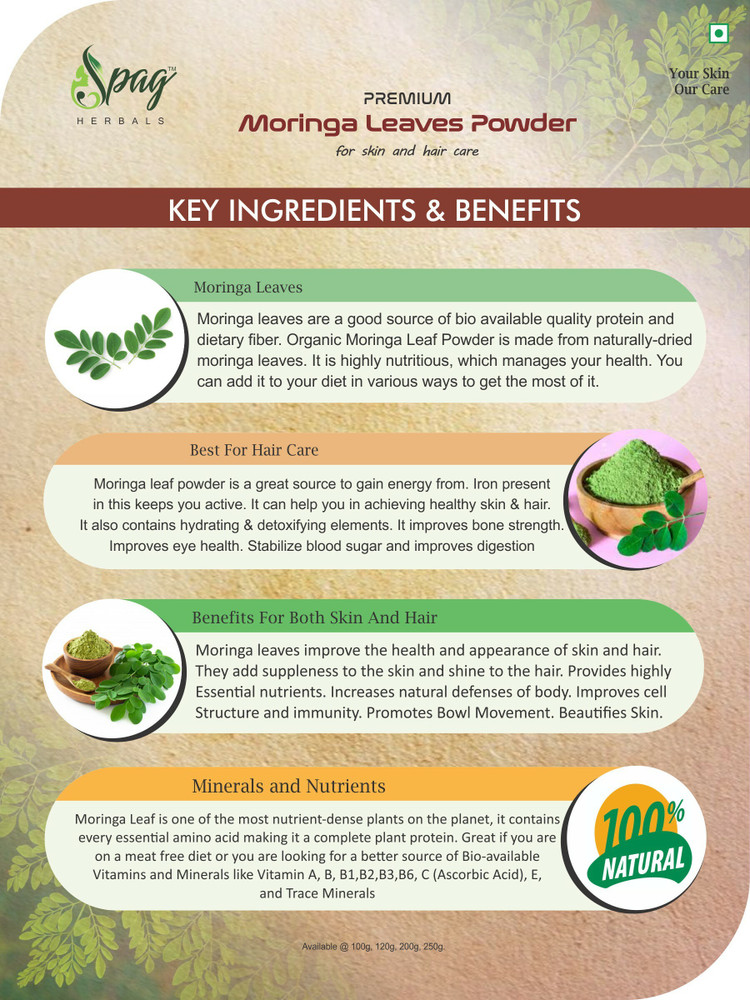 Moringa powder benefits for hair cheap