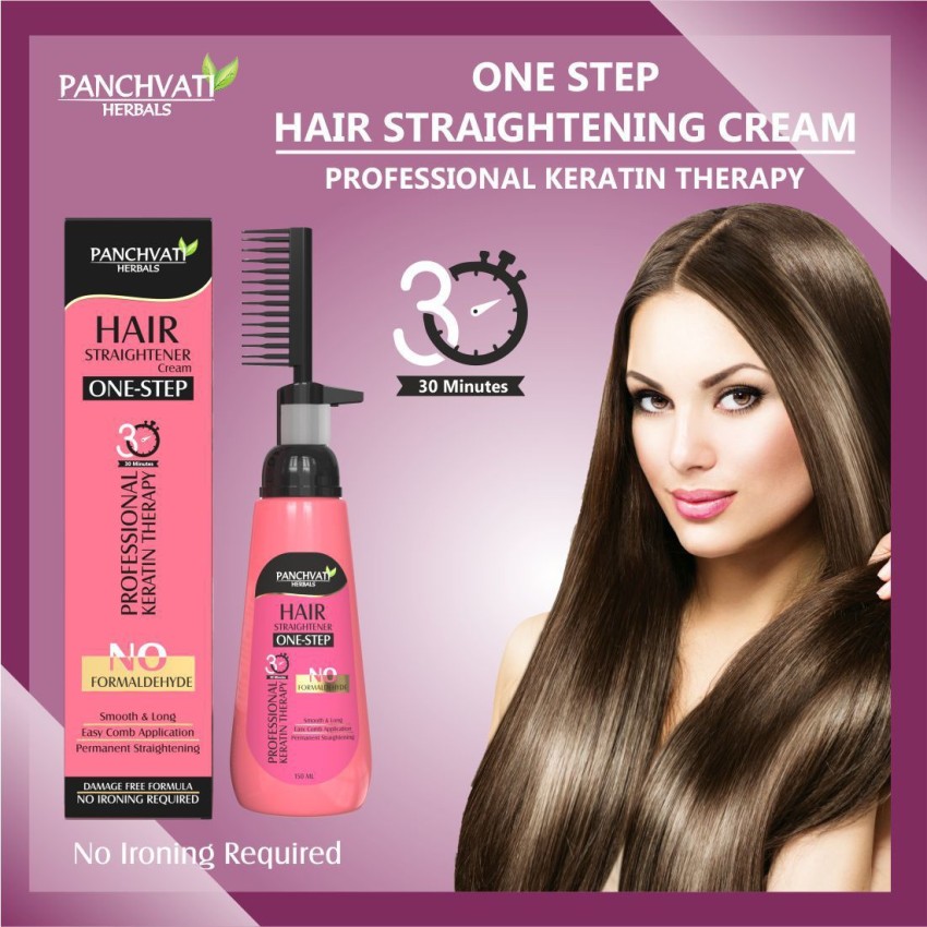 Herbal hair straightening clearance cream