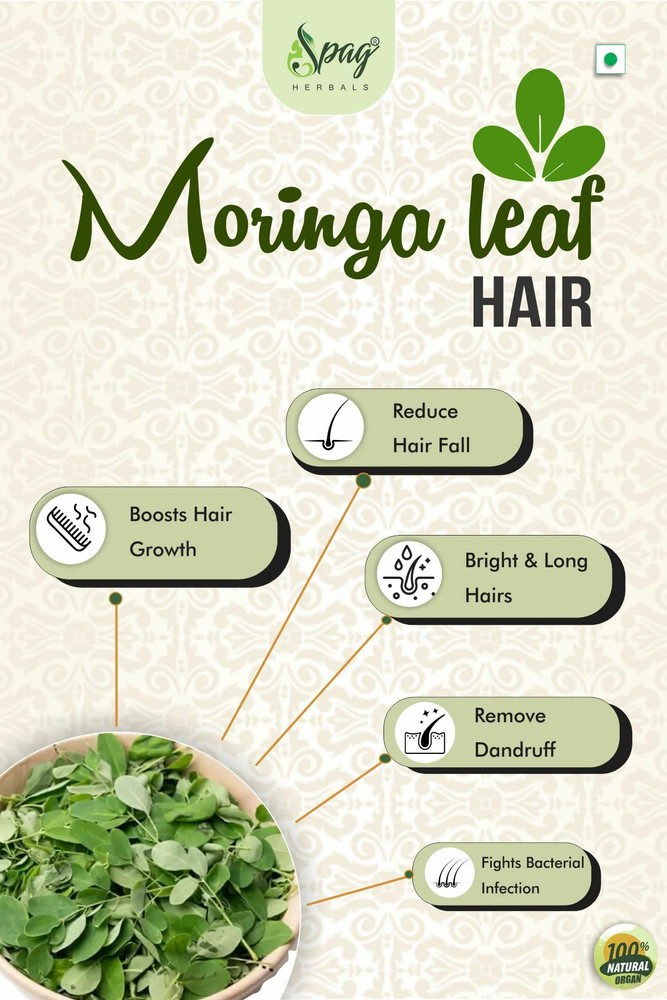 Spag HERBALS Premium Organic Moringa Leaves Powder