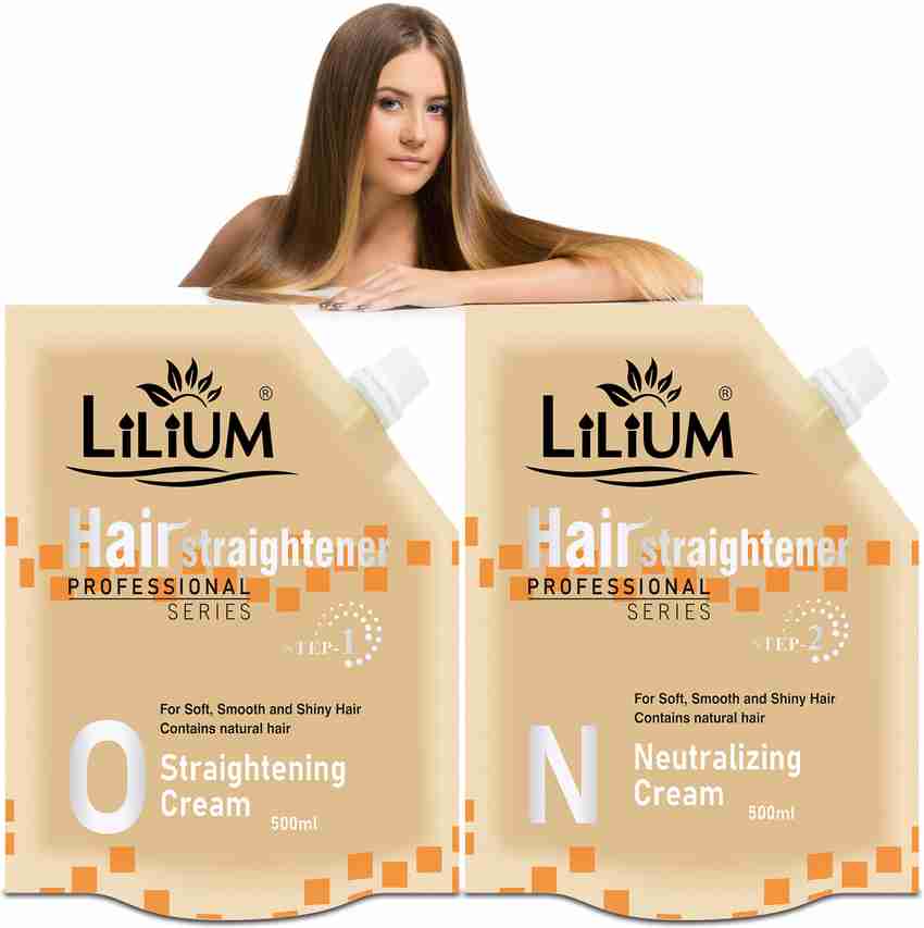 LILIUM 2 Step Hair Care with Straightening Neutralizing Cream For Shiny Straight Hair Price in India Buy LILIUM 2 Step Hair Care with Straightening Neutralizing Cream For Shiny Straight
