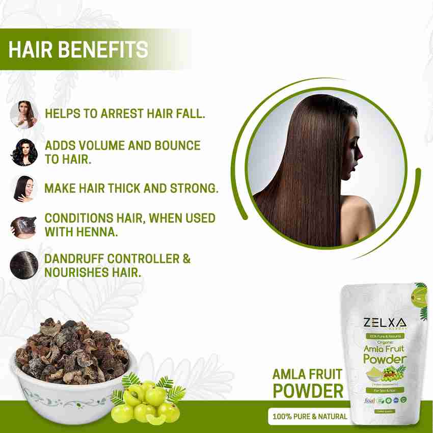Eating amla for hair clearance