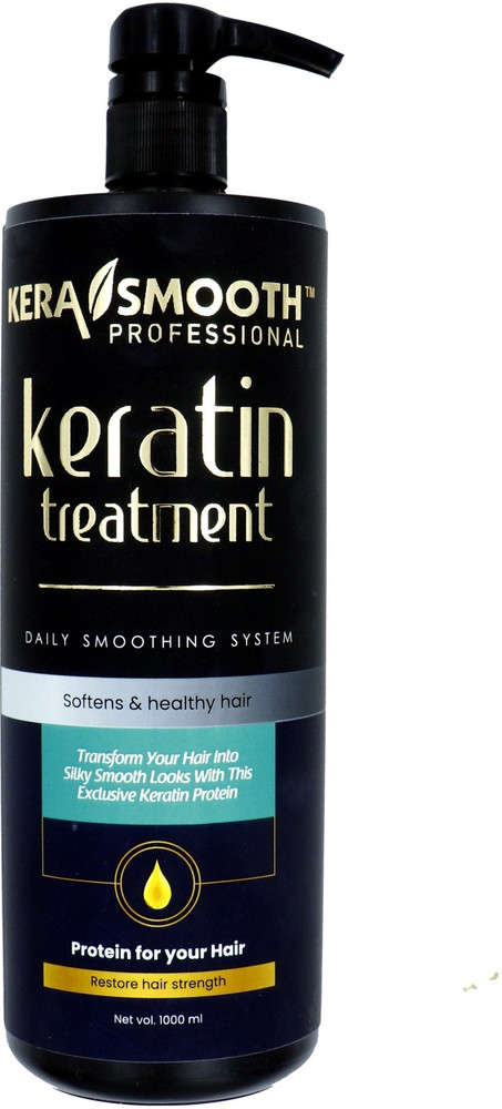 Kerasmooth Keratin Treatment 1000ml Daily Smoothing system for Healthy Silky Smooth Hair Price in India Buy Kerasmooth Keratin Treatment 1000ml Daily Smoothing system for Healthy Silky Smooth Hair Onl...