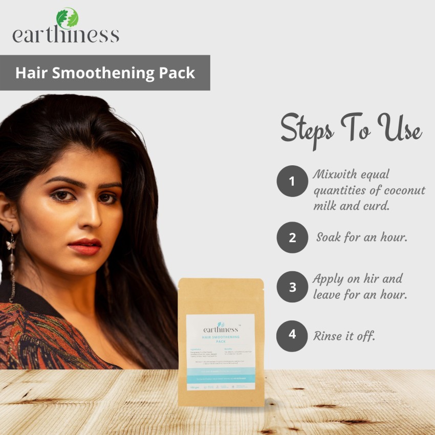 Hair smoothening 2024 pack at home