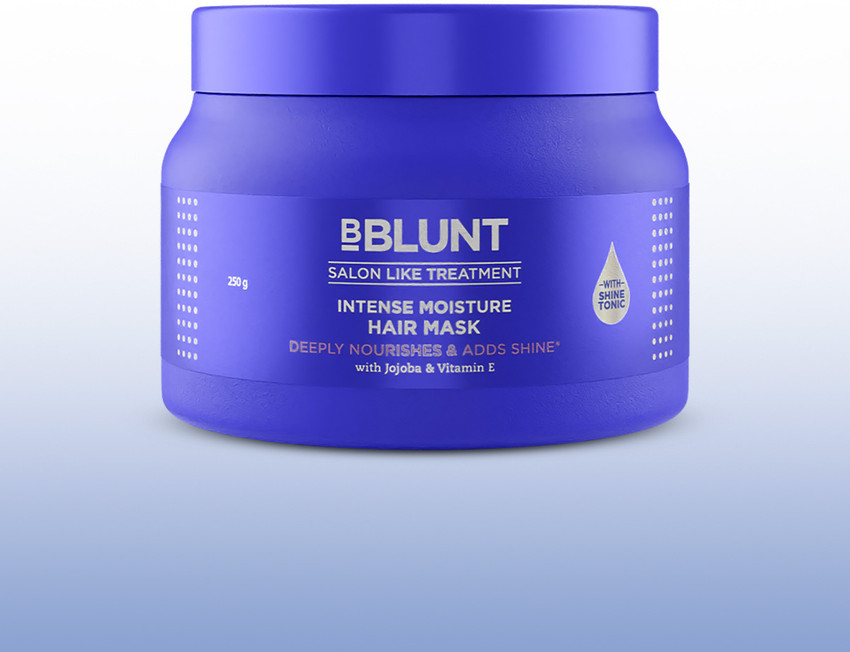 BBlunt Intense Moisture Hair Mask with Jojoba Oil VitaminE for Nourished Shiny Price in India Buy BBlunt Intense Moisture Hair Mask with Jojoba Oil VitaminE for Nourished