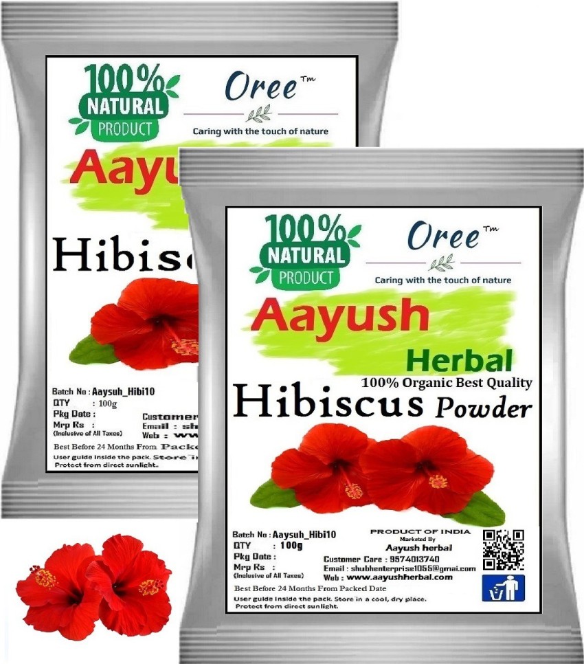 Buy Bixa Botanical Hibiscus Flower Powder 200 gm Online at Best Price   Health Products