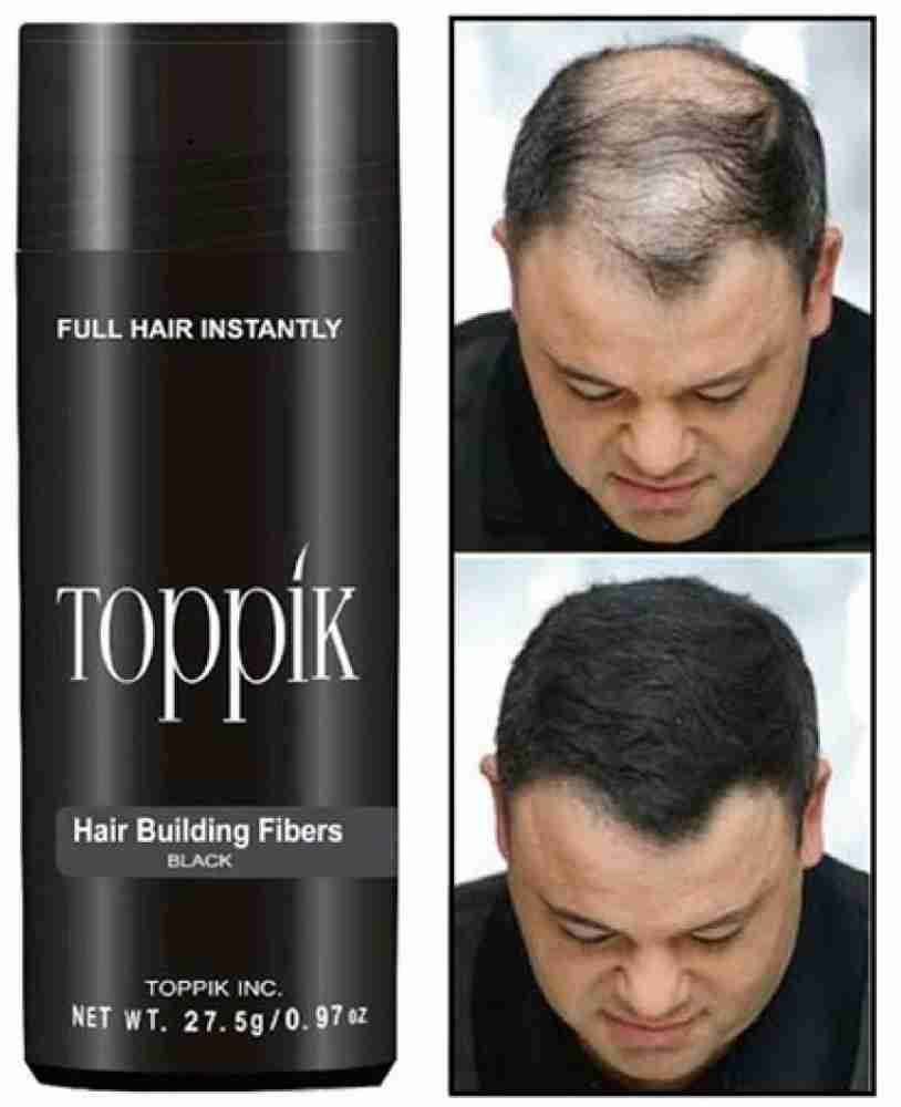 toppik Hair Building Fibers For Volumizer Instant Styling Black Color 6 Units Hair Fiber Price in India Buy toppik Hair Building Fibers For Volumizer Instant Styling Black Color 6
