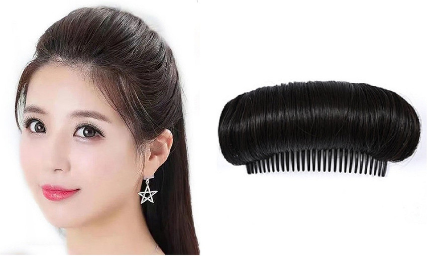 hair puff for thin hair using banana bumbpits| 3 poof/puff hairstyles  |hairstyles in hindi - YouTube