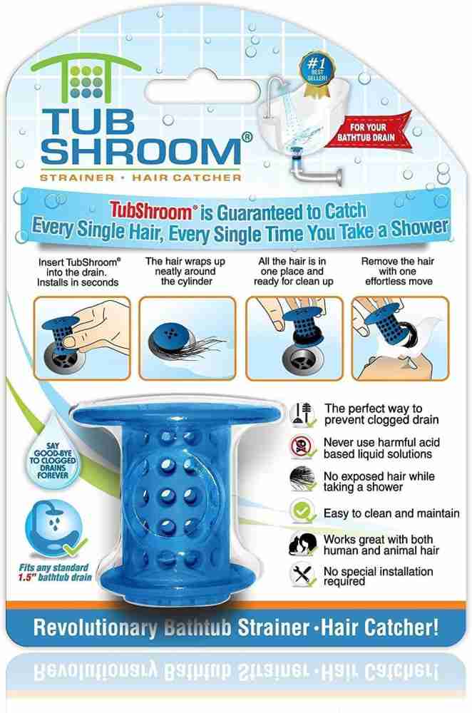 Mushroom Cylindrical Bathroom Drain Anti Clogging Hair Catcher