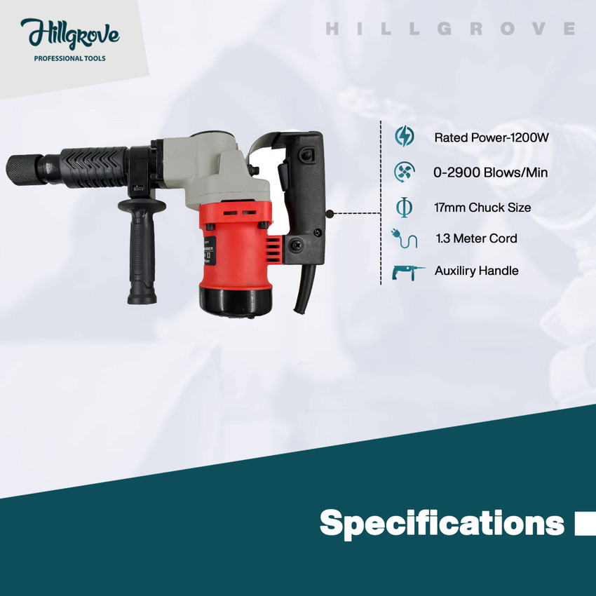 Can you use a rotary hammer to shop break concrete
