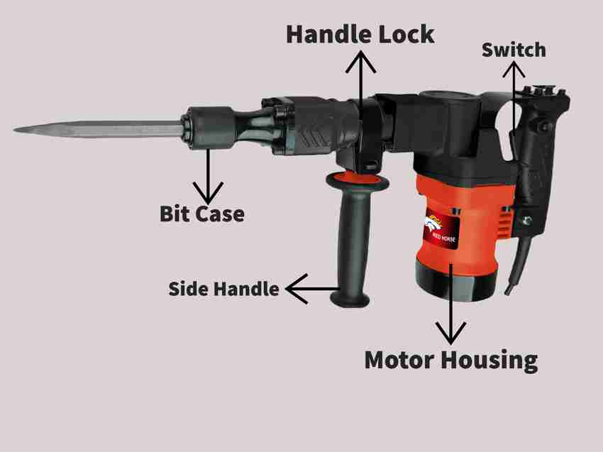 Red horse rotary shop hammer