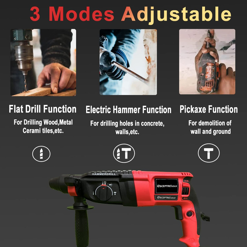 Is a rotary hammer the same as a online hammer drill