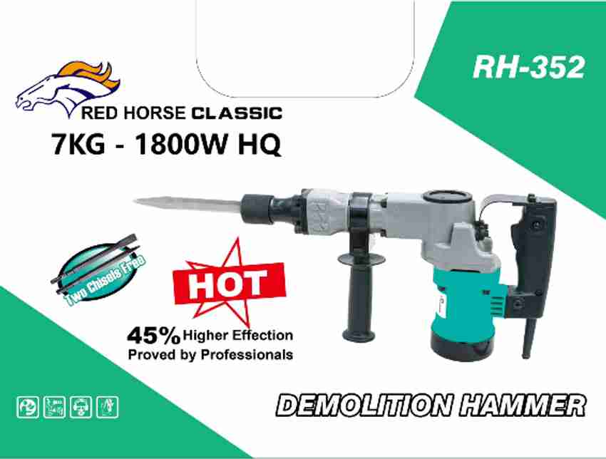 Horse power best sale hammer drill machine