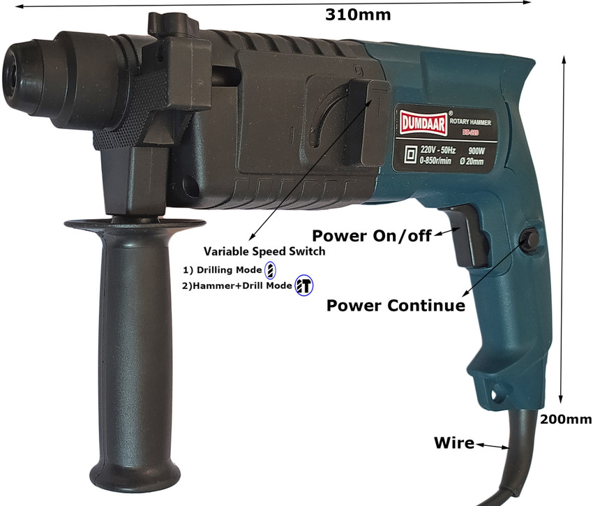 Ideal hammer store drill machine
