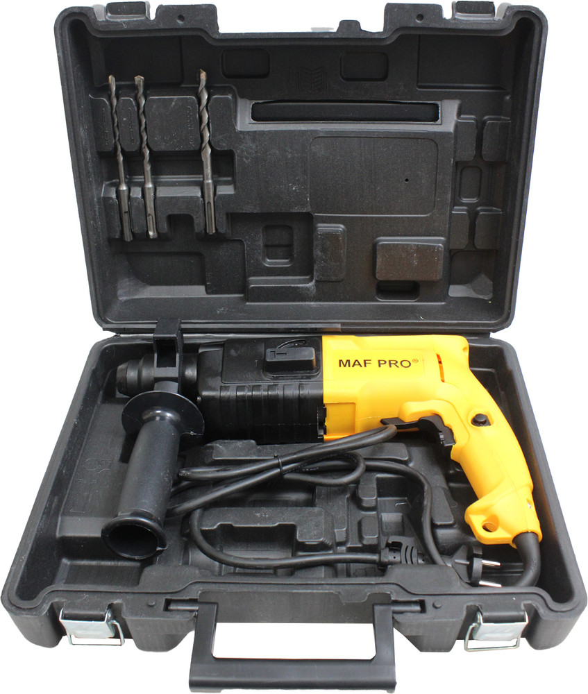 Drilling concrete store with hammer drill