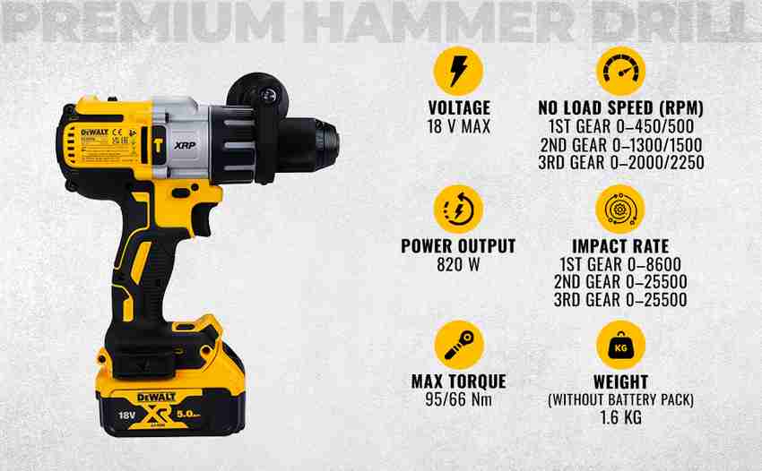 DEWALT DCD996P2 QW DCD996P2 QW Hammer Drill Price in India Buy DEWALT DCD996P2 QW DCD996P2 QW Hammer Drill online at Flipkart