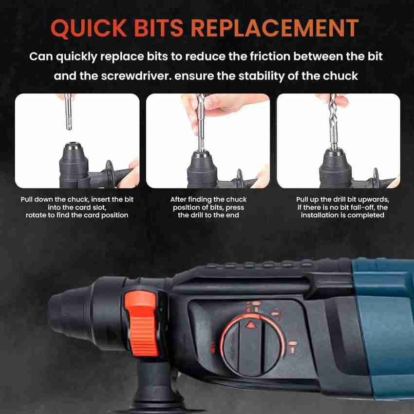 Hammer drill sales sds adapter