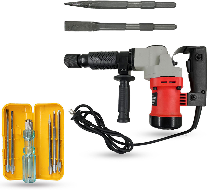 Hillgrove HGCM880M1 Demolition Chisel+Hammer HGCM880 Concrete Breaker Drill  Machine with 2 Bits for Breaking Concrete Wall Rotary Hammer Drill Price in  India - Buy Hillgrove HGCM880M1 Demolition Chisel+Hammer HGCM880 Concrete  Breaker Drill