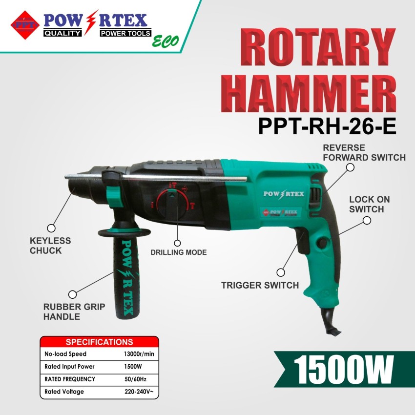 Powertex rotary deals hammer drill price