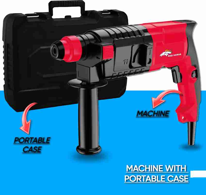 Red horse hammer drill machine price clearance