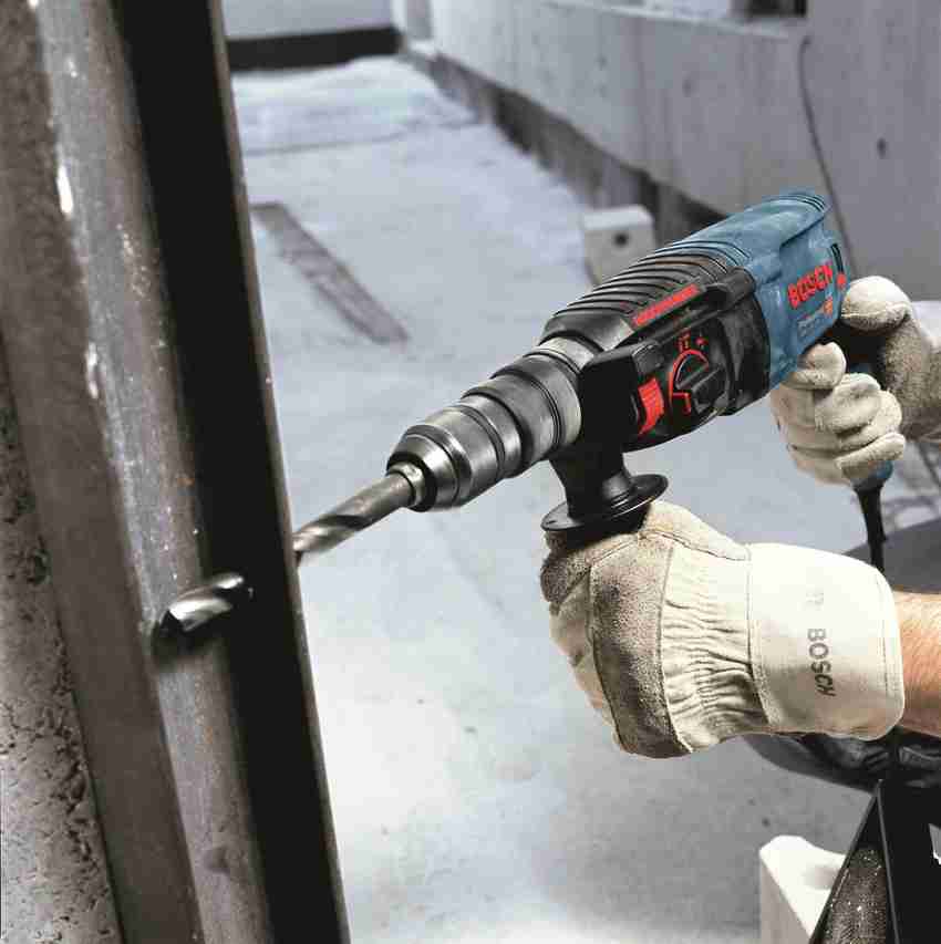 BOSCH right angle drilling chipping wall holes machine GBH 2 26 DRE Rotary Hammer Drill