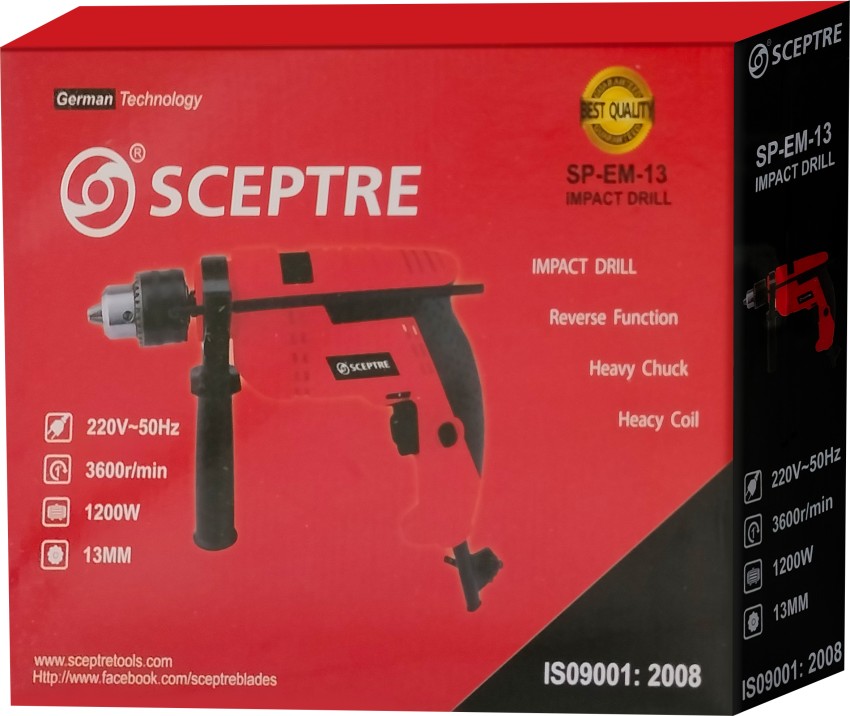 Sceptre SP EM 13 Impact Hammer Drill Machine Forward Reverse