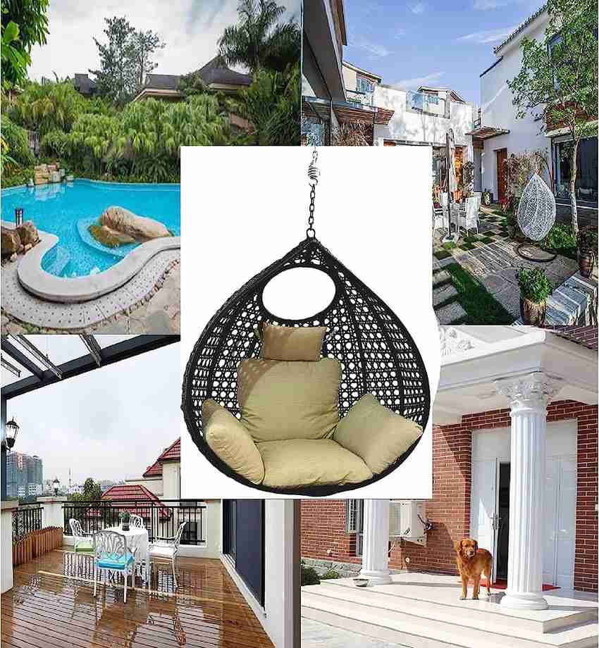 Universal furniture Outdoor Indoor Hanging Swing Chair with Stand