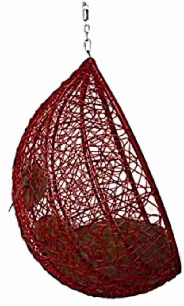 Wildfrank Single Seater Swing Chair without Stand Cushion For Indoor Outdoor Maroon Swing Iron Hammock Price in India Buy Wildfrank Single Seater Swing Chair without Stand Cushion For Indoor Outdoor M...