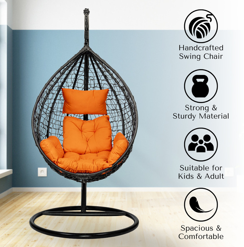 Swingzy Hanging Single Seater Swing Chair Swing for Adults With Stand Iron Hammock Iron Hammock Price in India Buy Swingzy Hanging Single Seater Swing Chair Swing for Adults With Stand Iron Hammock Ir...