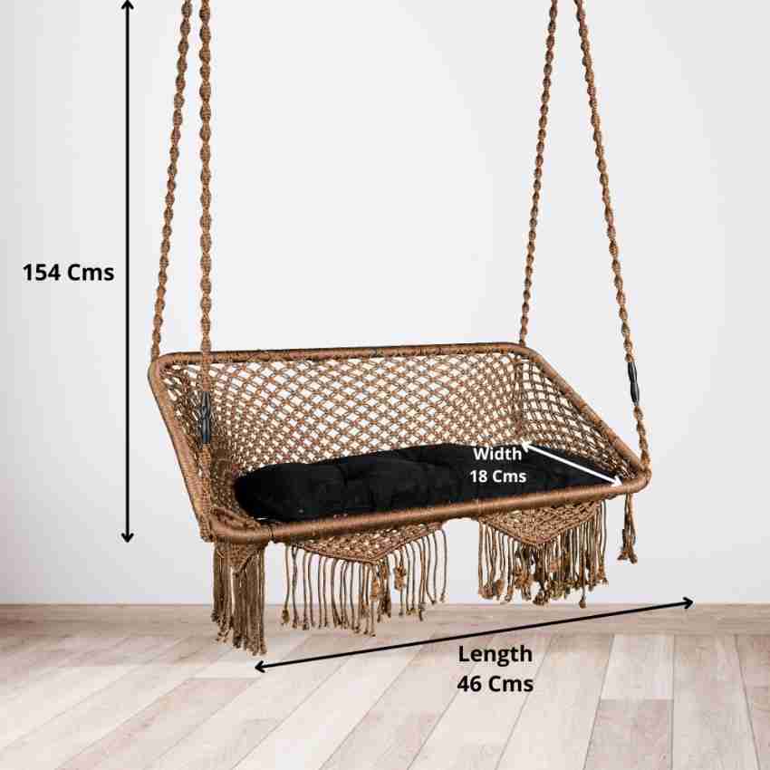 Double seater hanging discount swing