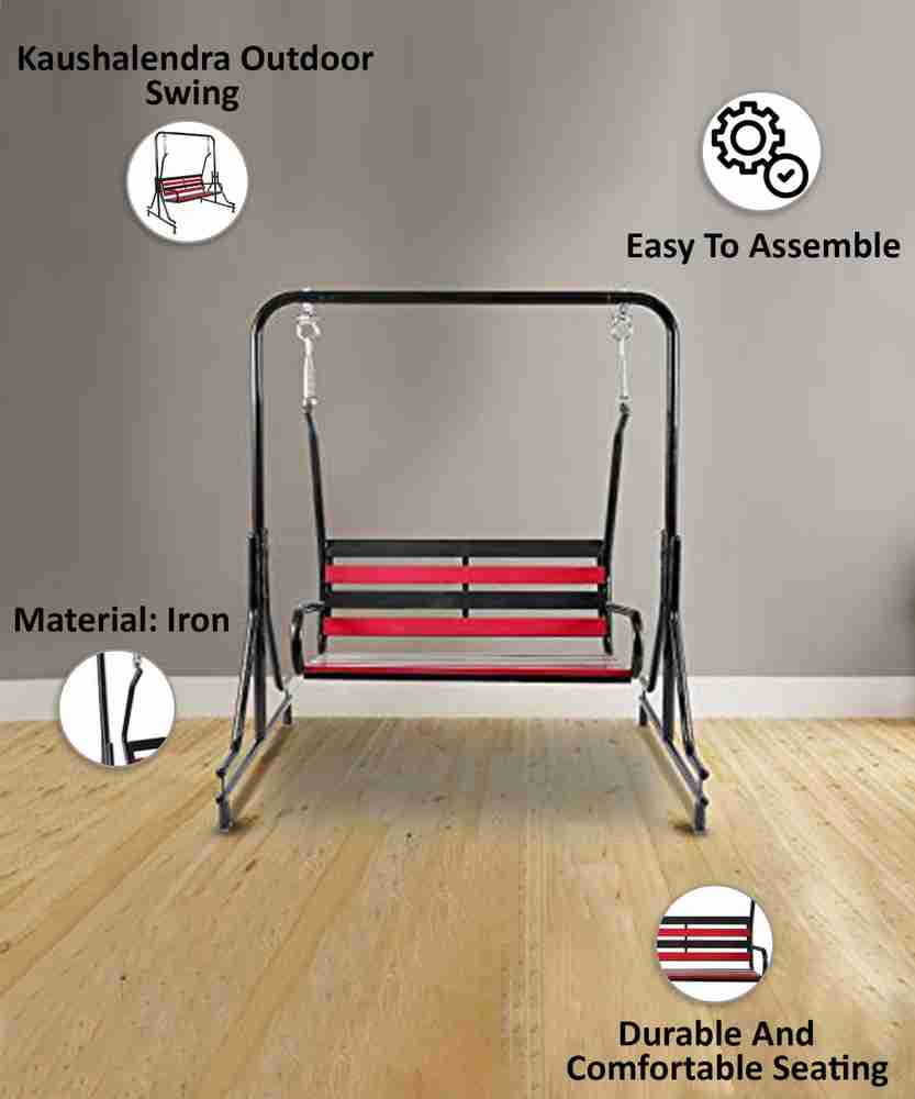 Kaushalendra Indoor Swing with Stand 300 kg Cap. Iron Large Swing Price in India Buy Kaushalendra Indoor Swing with Stand 300 kg Cap. Iron Large Swing online at Flipkart