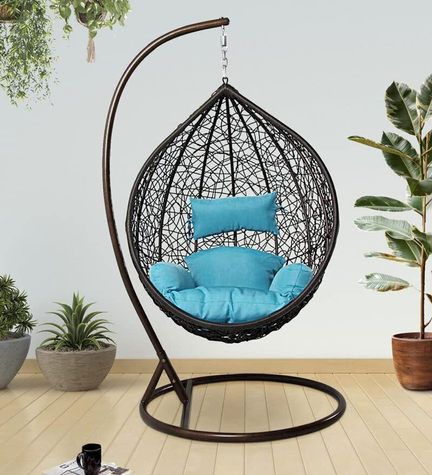 SPYDER HOME DECORE Single Seater Swing chair With Stand And Cushion For Adult Iron Hammock Price in India Buy SPYDER HOME DECORE Single Seater Swing chair With Stand And Cushion For