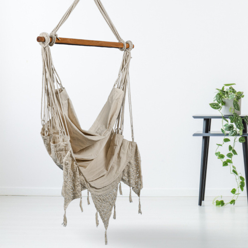 FurniGully Swing for Home Hanging Cotton Cloth Swing chair Swing
