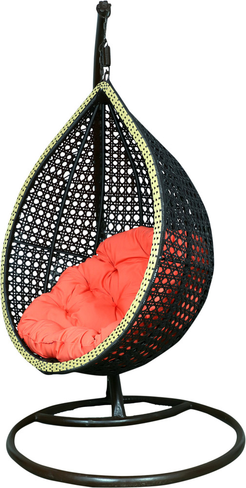 itaws Outdoor Hanging Chair With Soft Fluffy Cushion Egg Swing