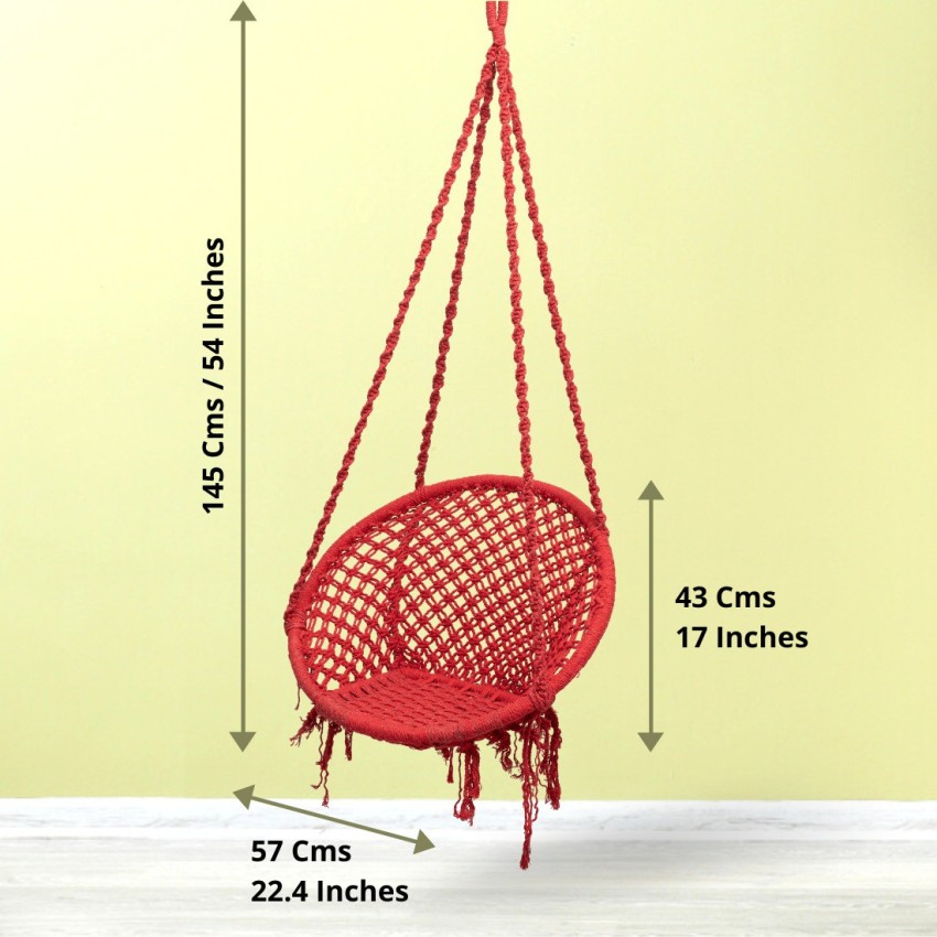 Curio Centre Cotton Round Swing for Adults/Hammock Chair/Swing for
