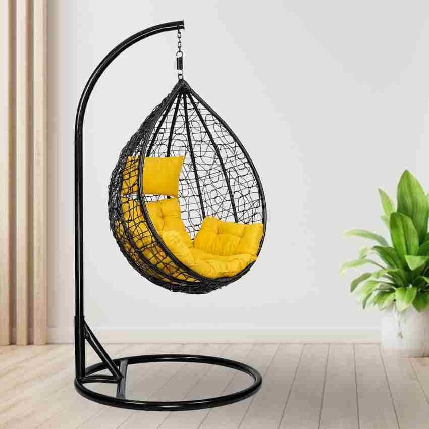 Swingzy Hanging Single Seater Swing Chair Swing for Adults With Stand Iron Hammock Iron Hammock Price in India Buy Swingzy Hanging Single Seater Swing Chair Swing for Adults With Stand Iron Hammock Ir...