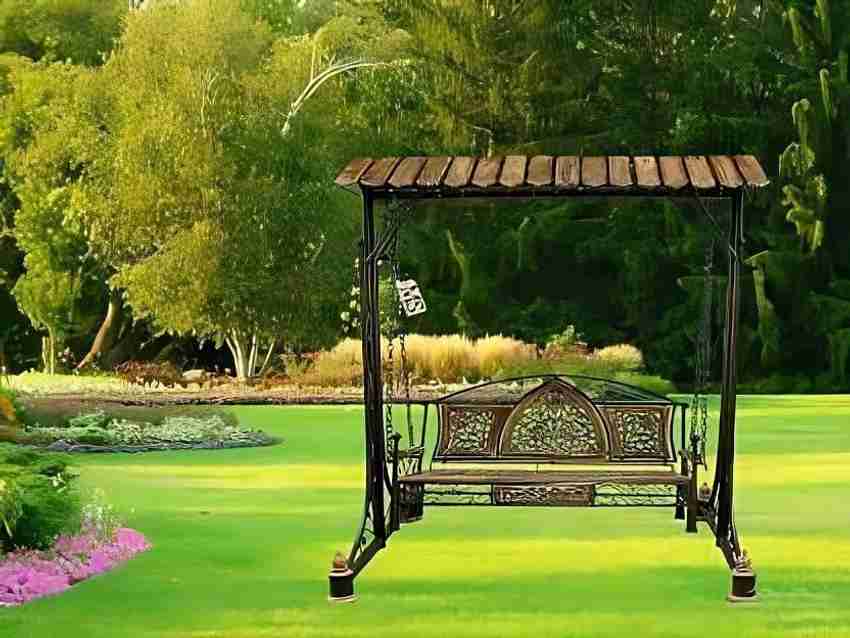Iron clearance garden swing