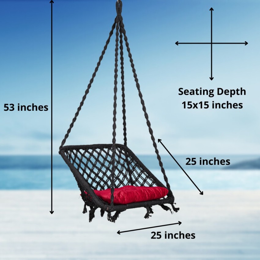 Flipkart Perfect Homes Studio Premium Square Shape Swing for