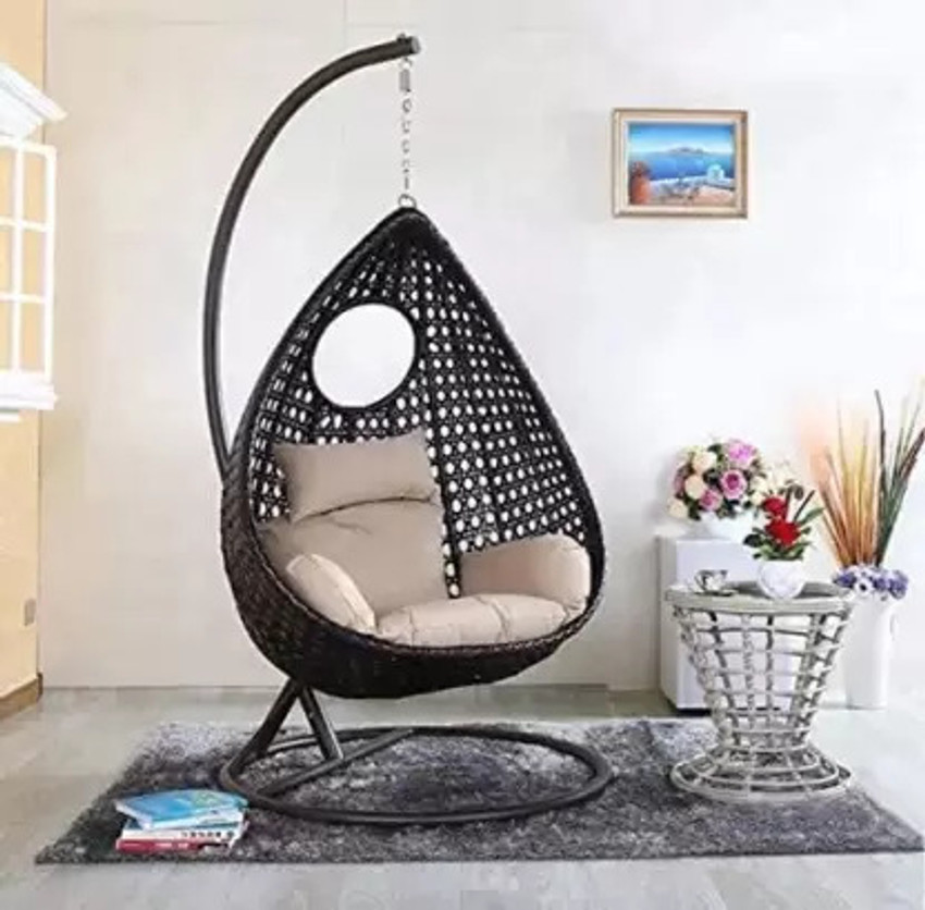 Swing chair with stand for living room clearance